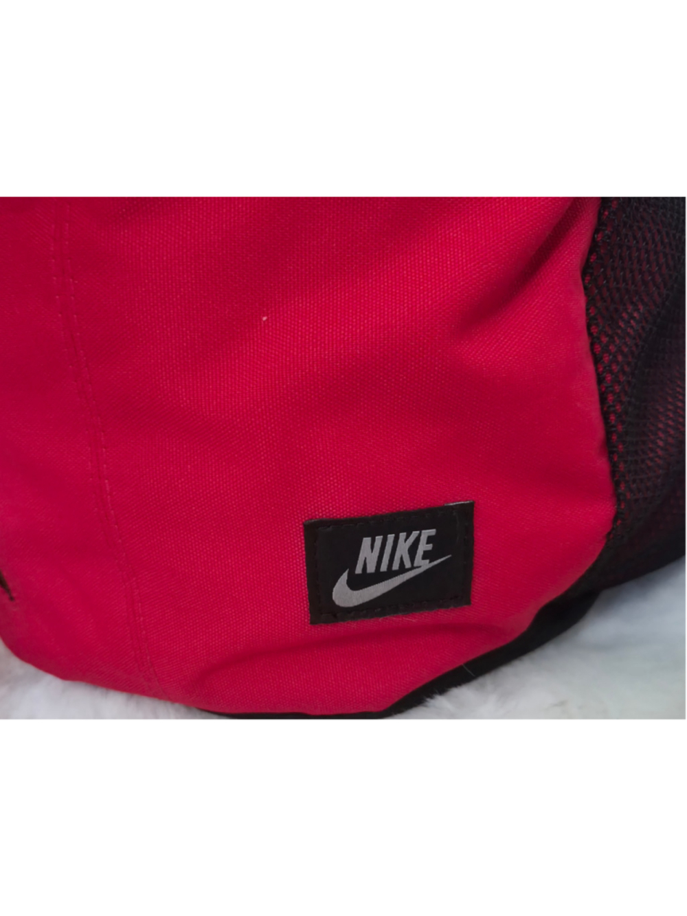 Nike Red Backpack Streetwear Sporty Athleisure Y2K School Travel Laptop Bag